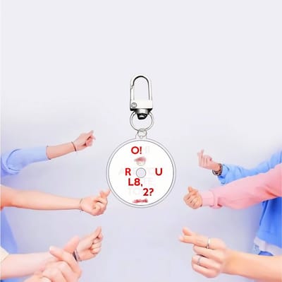 KPOP Idol Bangtan Boys BTS Dynamite Map Of The Soul BE Yet To Come Plastic Keyring variant 9 [Sleutelhanger]