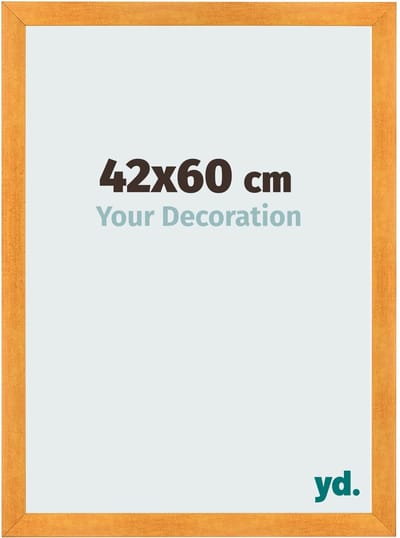 Your Decoration - Fotolijst 42x60 cm - MDF - Oranje - Pisa