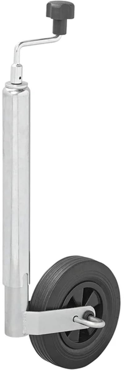 ProPlus Neuswiel Aanhangwagen - 48 mm - Kunststof Velg - Rubberband - Remfunctie - 200x50 mm