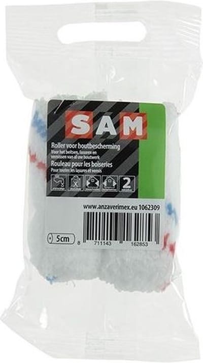 SAM beitsroller - 5 cm. (2 stuks)