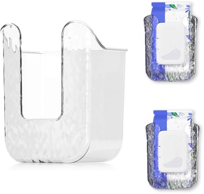 Dailygoods- Opbergdoos Stijlvol - Wandhouder - Dispenser - Toiletpapierdoos - Zakdoekdispenser - Geschikt voor Keuken/Badkamer