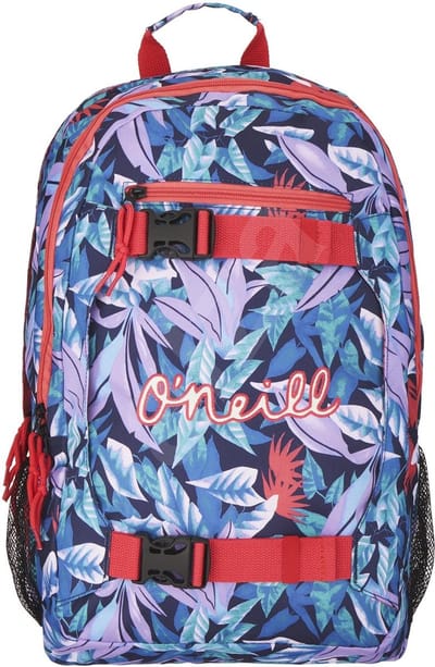 Rugzak O`Neill Girls blauw leaves allover 45x33x18 cm Rugzak Stationery Team O'neill