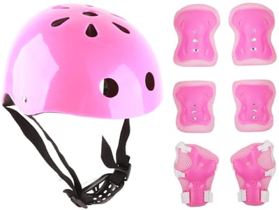 POENVFPO Kids Helm en Beschermset - 6-delig Beschermingsset voor Jongens en Meisjes