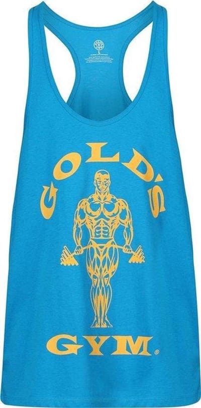 GGVST003 MUSCLE JOE PREMIUM STRING VEST - TURQUOISE - M