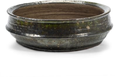 Serax Bloempot-Plantenschaal Dune Kelly Wearstler Bruin-Donker Bruin D 49 cm H 15.3 cm