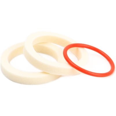 Fiets Spons Ringen Fiets Olie Stof Afgedichte Schuimring Voorvork Olie Spons 32mm/34mm/35mm/36mm Voor 34mm beige