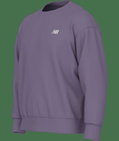 NEW BALANCE - sport essentials fleece crew - Sweater heren - Paars