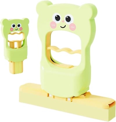 Mini Dweil - Compacte Reiniger - Snel Aanrecht Schoon - Zelfknijpende Kop - 15x15x4cm - Groen