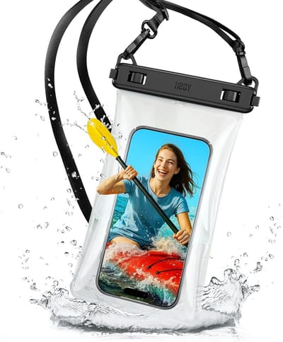 Grote Capaciteit Waterdichte Telefoonhoes van 8.5 inch voor Zwemmen, Kajakken en Surfen - IPX8 TPU Bescherming voor iPhone en Samsung Smartphones