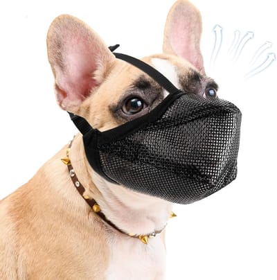 Verstelbare hondenmuilkorf voor grote honden - ademend pet mask voor training en comfort, geschikt voor kleine en middelgrote honden