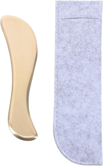 1 stuk RVS Guasha Gua Sha Board voor Massage en Huidverzorging - Scraping Tools voor Gezichtsmassage en Ontspanning
