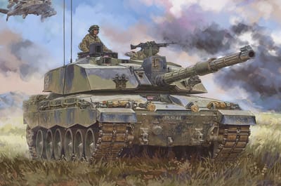 HobbyBoss Modelbouwpakket Militaire voertuigen - 84852 Britse FV4034 Challenger 2 - Gevechtstank Plastic - 1:48 - Modelbouw
