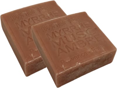 green-goose® Biologische Zeep - Mirre, Musc, Amber - 2 Stuks - 2 x 100 gr
