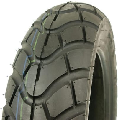 Snorfietsband 130/90-10 61J TL - Allround Profiel Geschikt voor Oneffen Wegen