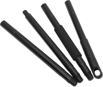 Dweilstok Vervanging - Bezemsteel - Vloer Schoonmaken - Robuust Metaal - 335 cm - Zilverkleurig