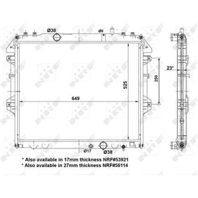 Radiator NRF 53921A