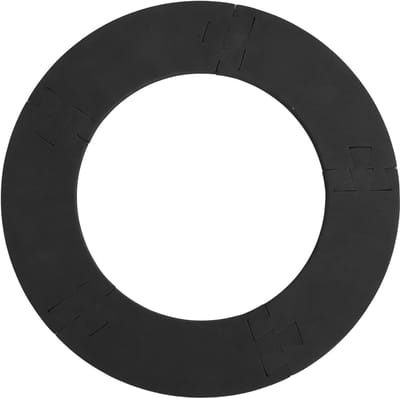 Dartbord Muurbeschermer - EVA Backboard - Muur Beschermen - 5-Delige Splicing - 20.4cm Breed - Zwart