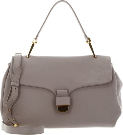 COCCINELLE Leren Schoudertas Soft Handbag Powder Pink Beige