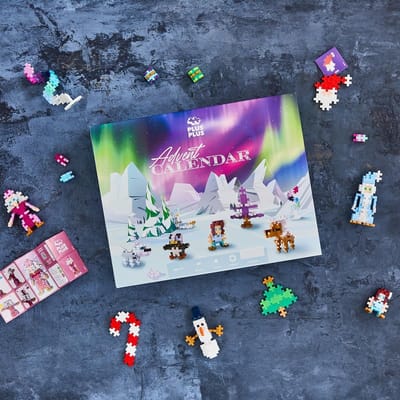 Adventskalender - Noorderlicht - 600 delen - Bouwstenen van duurzaam kunststof - Creatief speelgoed voor kinderen