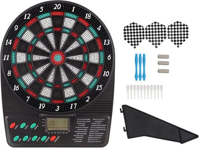 Elektronisch Dartbord met LED Display en Automatische Score, Perfect voor Thuis en Buiten Activiteiten