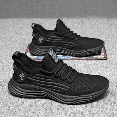 Vrijetijdsvliegen Geweven Sportschoenen voor Mannen Met Pluche Herfst Nieuw Dikke Zool Schoenen Lichtgewicht Reisschoenen Heren All-match Zachte Zool Trendy Schoenen 44 white