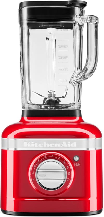 KitchenAid Blender 5KSB4026EER - Artisan - Glazen kan van 1,4 L - 1200W - Smoothie maker - Keizerrood