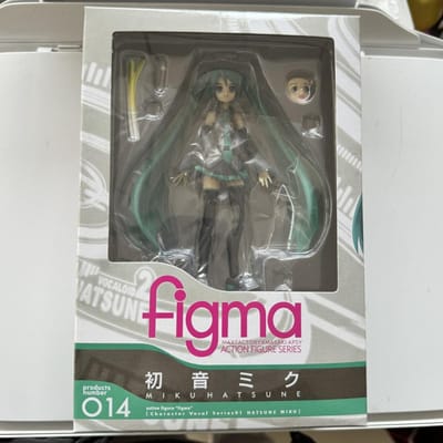 1 stuks Hatsune Miku Serie Anime 15cm Figuur Figma 014 Virtuele Zanger Schudt Bosui Schone Meisje Miku Actiepop Bureaublad Cadeau