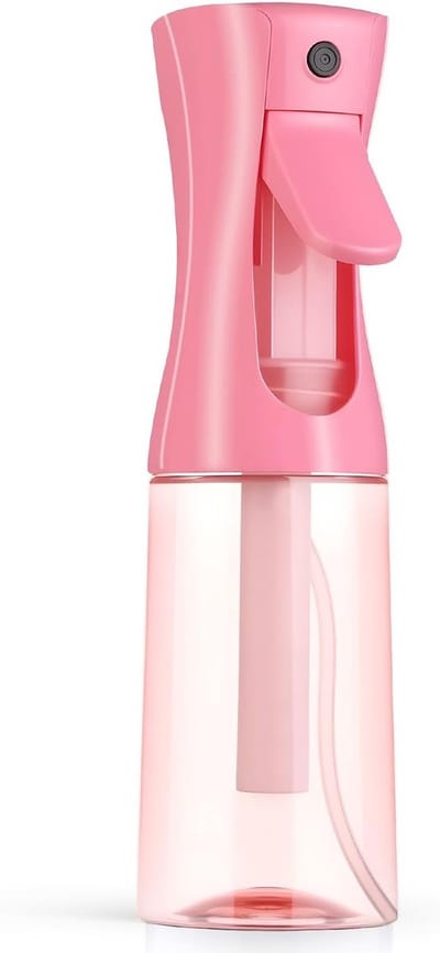 200ml Sprayfles met Fijne Mist, Herbruikbaar en Lekvrij, Ideaal voor Haarverzorging, Gezichtsreiniging en Plantenzorg, Kleurverloop in Roze