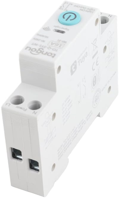 Intelligente Stroomonderbreker - Wifi Schakelaar - Smart Home Bediening - App en Spraakbesturing - 63A - Veelkleurig