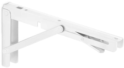 1 paar Opvouwbare Muurbeugels wit (250 x 121 mm) opvouwbare Beugels belastbaar tot 150 kg van SOTECH