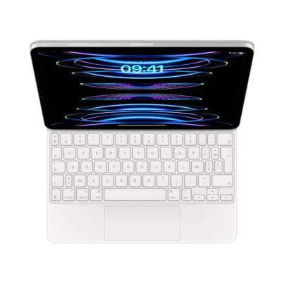 Magic Keyboard voor de Apple iPad Air 11 inch (2026) M4 / (2025) M3 / (2024) M2 / Air 5 (2022) / Air 4 (2020) / Pro 11 (18/20/21/22) - AZERTY / FR - Wit