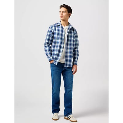 WRANGLER TEXAS VERDANT TONE AUTHENTIC STRAIGHT JEANS-HEREN