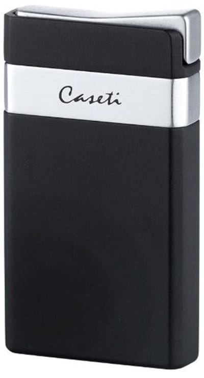 Caseti Single Jetflame Black Matte - Silver