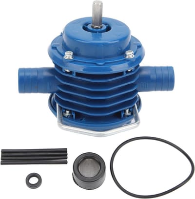 Wateroverdrachtpomp - Draagbare boorpomp - Tuinirrigatie Vijvers - Hoog rendement zelfaanzuigend - 390 gram - Zwart