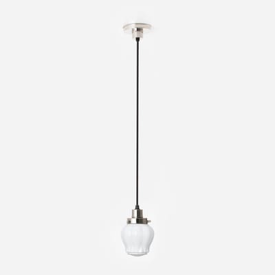 Hanglamp aan snoer Eden 20's Nikkel - Art Deco Trade