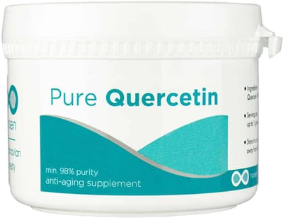 QUERCETINE (Hansen) - 50 gram pure poeder incl. maatlepel - goed voor 100 tot 200 doseringen - Afkomstig uit Europa - onafhankelijk getest