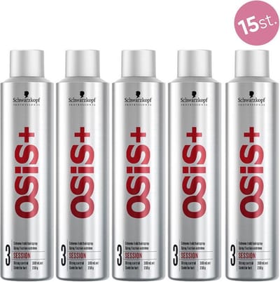 15X Schwarzkopf Osis Session Hairspray 300ml