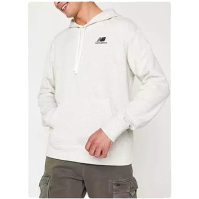 Sweater New Balance Sweat à capuche UNISSENTIALS PO gris clair