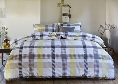 Beddinghouse Westport Dekbedovertrek - Litsjumeaux XL - 260x200/220 cm - Yellow