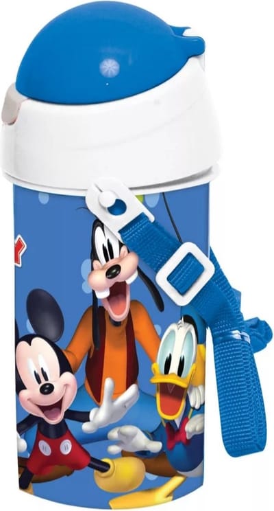Disney Mickey Mouse en Vrienden Drinkbeker - Drinkfles met Rietjes - 500 ml