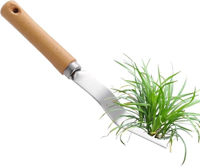 Onkruidsteker RVS - Wortelverwijderaar Tuin - Effectief Onkruid Wieden - Duurzaam Roestvrij Staal - 29x5x5cm