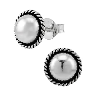 WeLoveSilver - zilveren oorstekers - 925 sterling - gedraaide rand