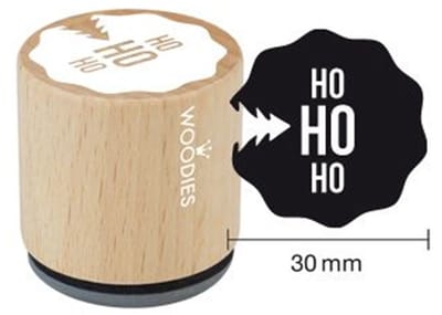 Houten Handstempel Woodies | Season's Greeting - Stempels - Stempels volwassenen - Snelle Levering