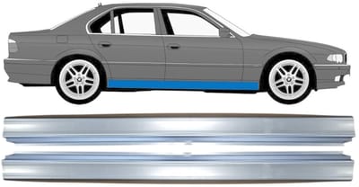 Reparatie dorpel voor BMW 7 E38 1994-2001 / Links + Rechts / Set