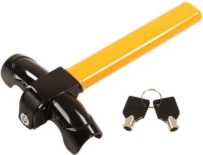 Dailygoods- Stuurwielslot Hoogwaardige Veiligheid - Antidiefstal Beveiliging - Universeel Voor Auto/SUV/Bus - Inclusief 2 Sleutels - Snelle Vergrendeling