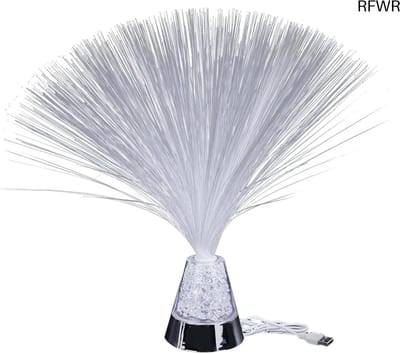 RFWR® Decoratieve glasvezel lamp voor romantische verlichting – USB of batterij gebruik, kleurrijke verlichting voor feest en interieur