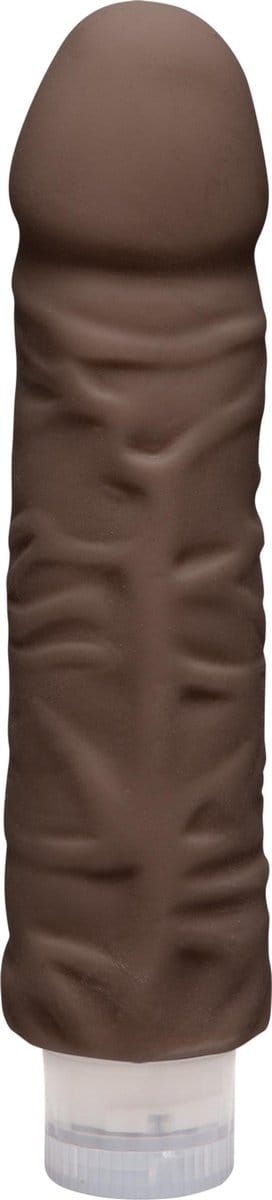Shakin' D Vibrating Realistic Ultraskyn Dildo 7 / 18 Cm Chocolate