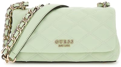 GUESS Schoudertas Tamsin Convertible Xbody Flap Bag Celadon Mintgroen
