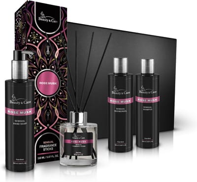 Rozenmusk badkamer pakket - Beauty & Care - 1 pakket. new