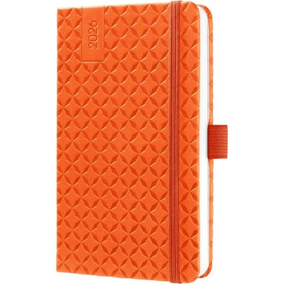 Famanu – Weekagenda 2026 A6 hardcover in oranje, energieke uitstraling met overzichtelijke weekstructuur